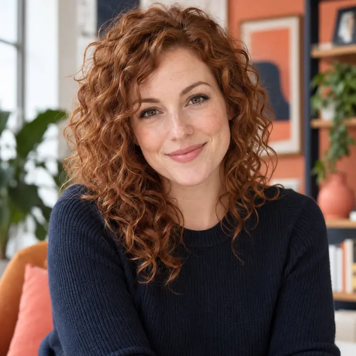 Fictional editorial portrait of Naomi Stone